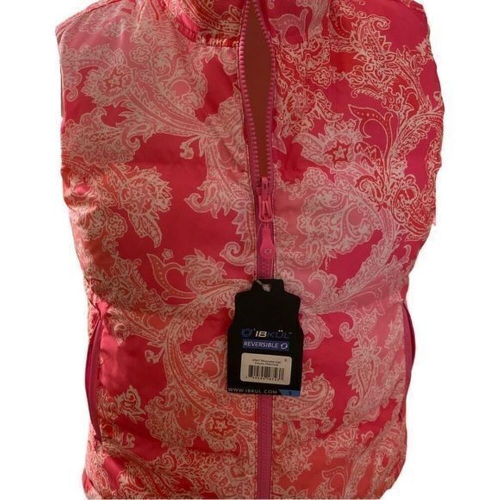 Ibkul UPF 50 Reversable Vest -S pink orange. Nylon , solar ball tech …